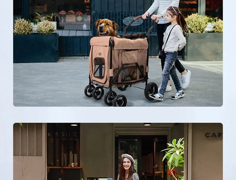 Outdoor Carrier Pet Trolley Case Lightweight