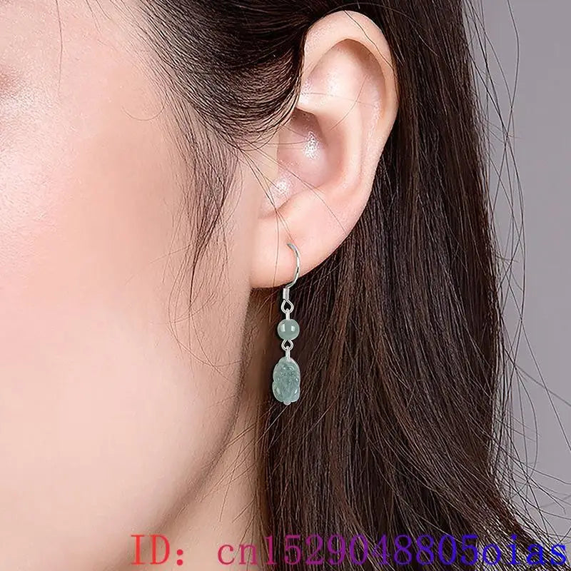 Blue Myanmar Earrings Luxury Gemstone Natural Jewelry