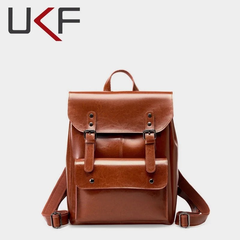 UKF England Style Luxury Designer Women Travel Backpack Large Capacity