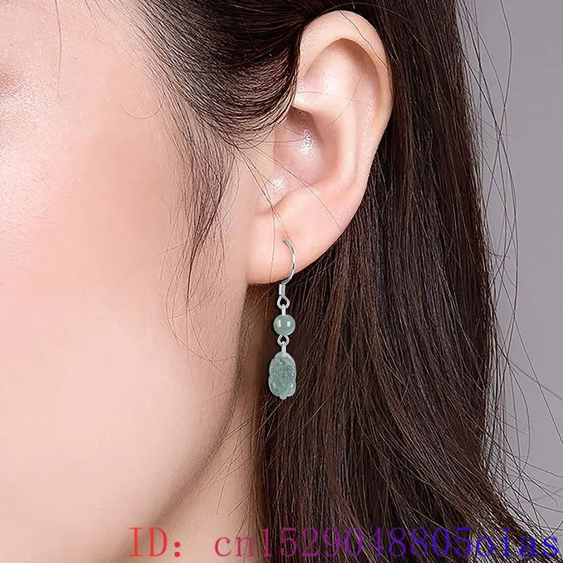 Blue Myanmar Earrings Luxury Gemstone Natural Jewelry