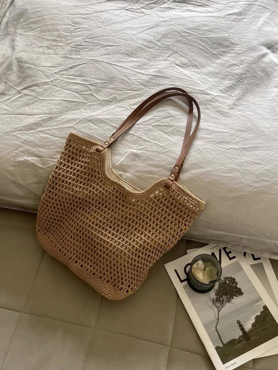 Cotton Thread Woven Bag Luxury Designer Bags