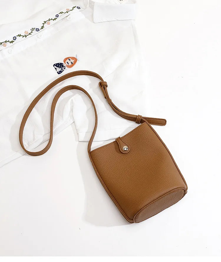 New in Women Mobile Phone Bag Soft Leather