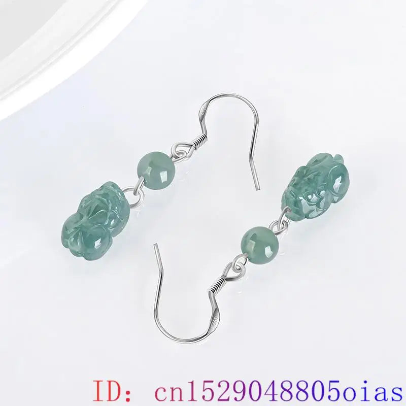 Blue Myanmar Earrings Luxury Gemstone Natural Jewelry