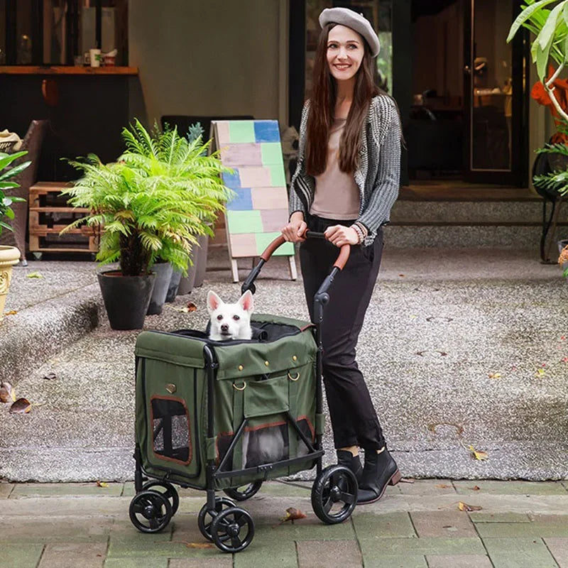 Outdoor Carrier Pet Trolley Case Lightweight