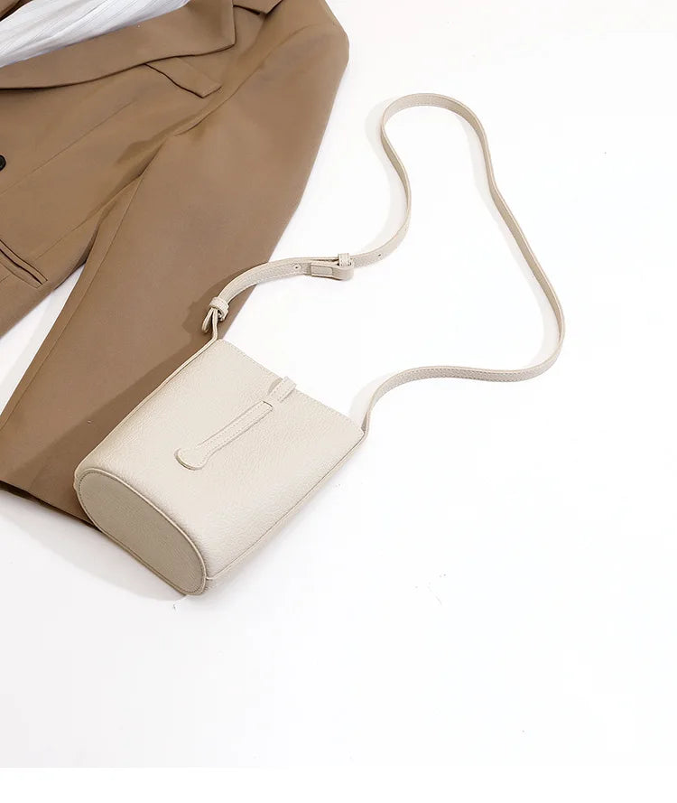 New in Women Mobile Phone Bag Soft Leather