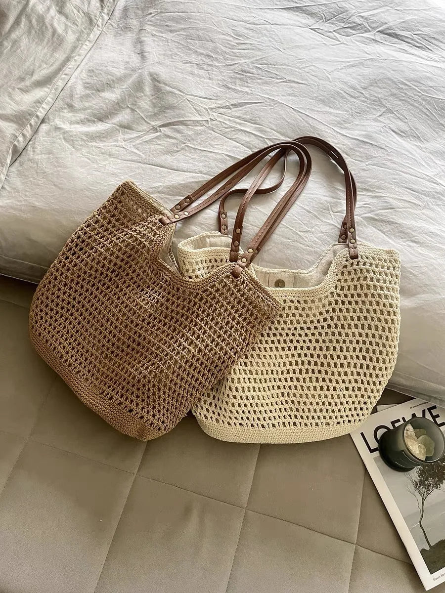 Cotton Thread Woven Bag Luxury Designer Bags