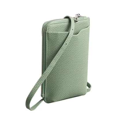 Fashion Genuine Leather Phone Crossbody Bag