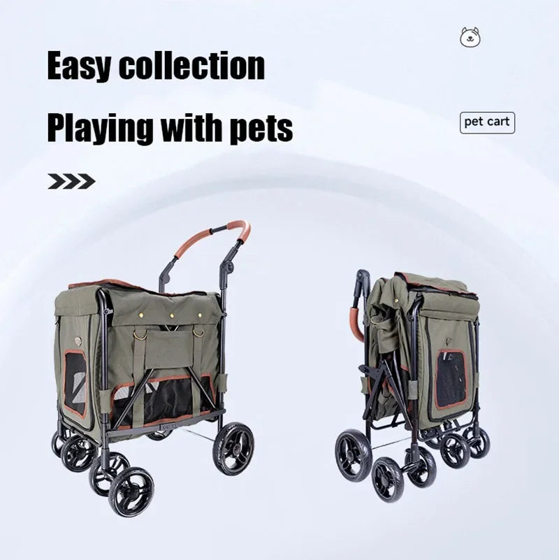 Outdoor Carrier Pet Trolley Case Lightweight