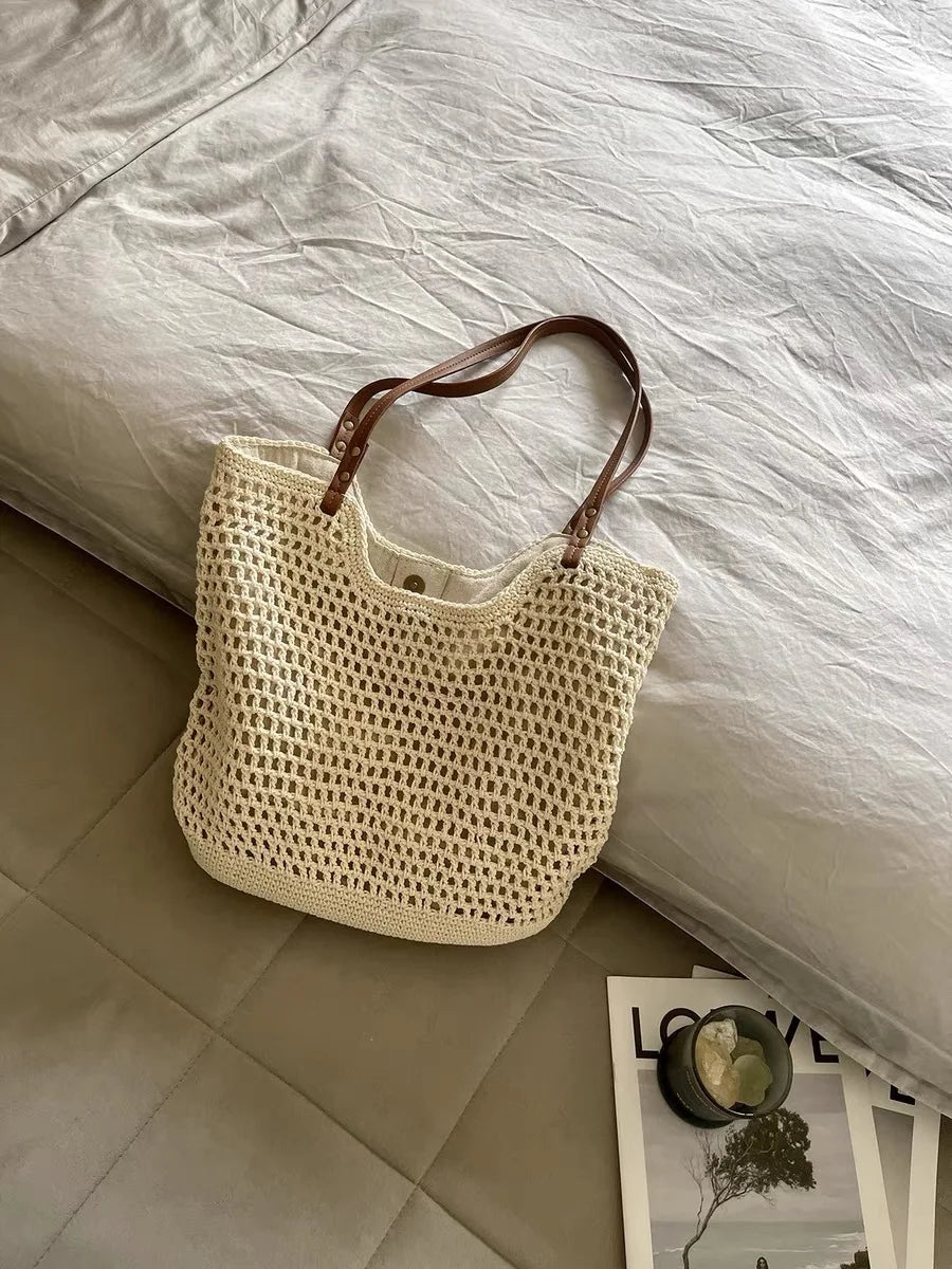 Cotton Thread Woven Bag Luxury Designer Bags