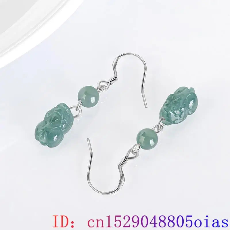 Blue Myanmar Earrings Luxury Gemstone Natural Jewelry