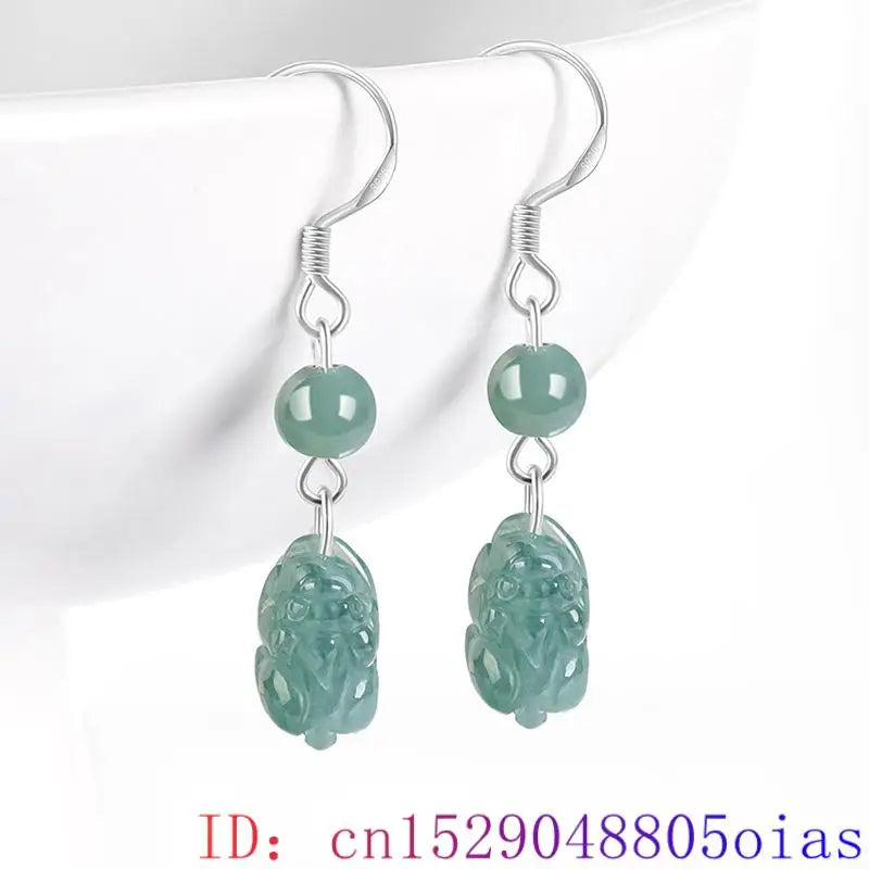 Blue Myanmar Earrings Luxury Gemstone Natural Jewelry