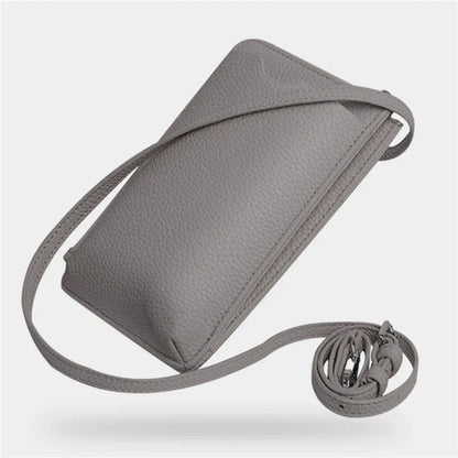 Fashion Genuine Leather Phone Crossbody Bag