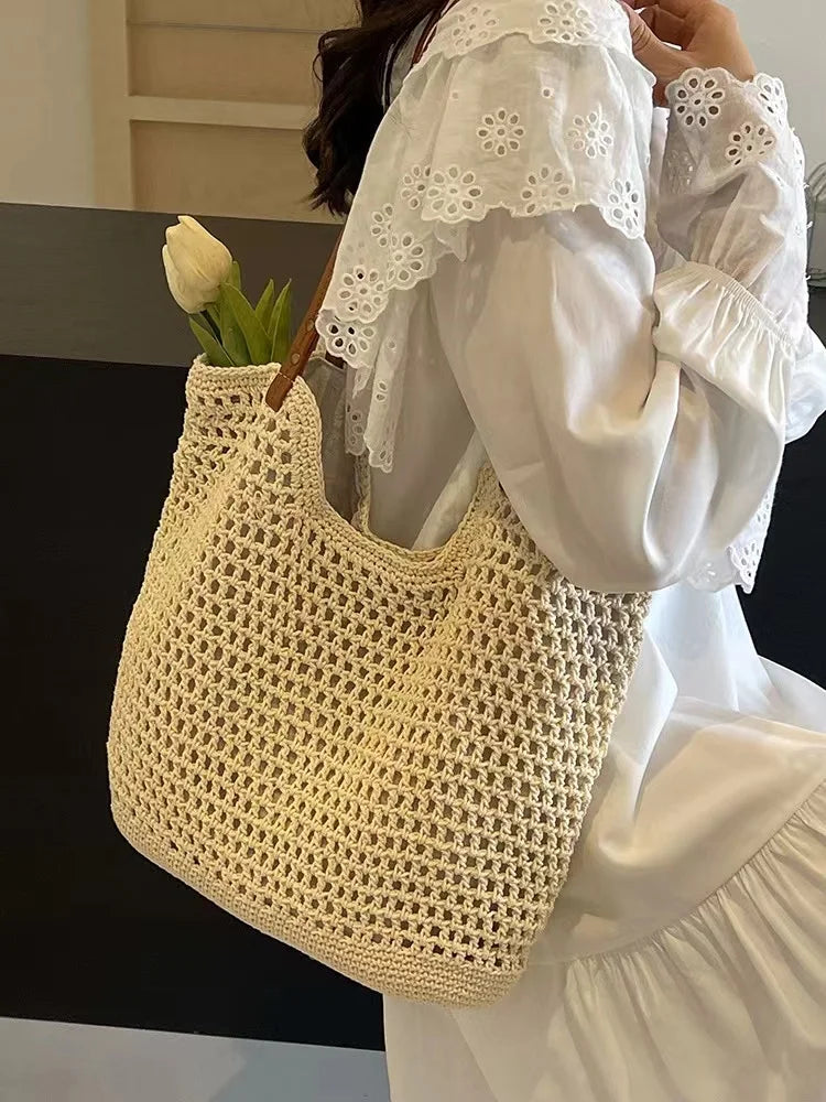 Cotton Thread Woven Bag Luxury Designer Bags