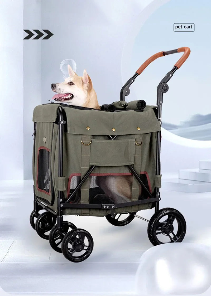 Outdoor Carrier Pet Trolley Case Lightweight